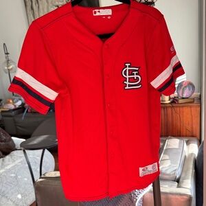 St. Louis Cardinals Youth Red Baseball Jersey size M (8)